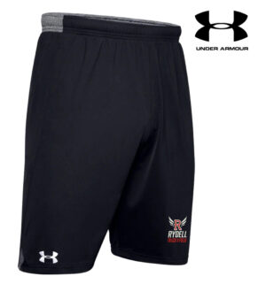 Rydell Track Field Under Armour Locker Men 9″ Pocketed Shorts-Black