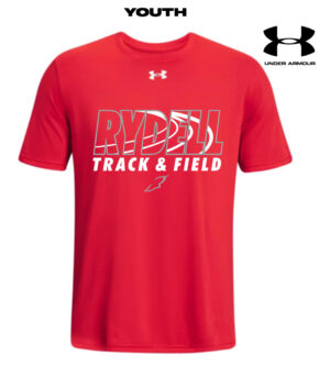 Rydell Track Field Under Armour short sleeve YOUTH Team Tech Tee-Red