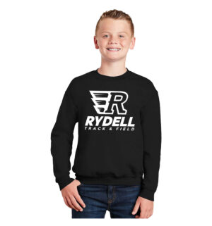 Rydell Track Field Unisex Basic Crewneck Sweatshirt Youth-Black